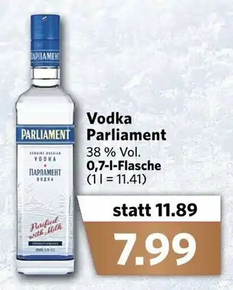 Combi Vodka Parliament 0,7L Angebot