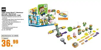 Saturn Lego Super Mario Abenteuer mit Luigi Starterset Bauset Nr. 71387 Angebot