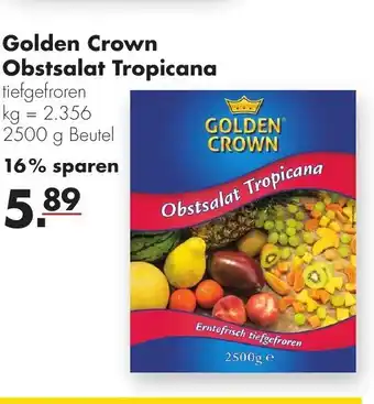 Handelshof Golden Crown Obstsalat Tropicana 2500 g Angebot