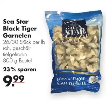 Handelshof Sea Star Black Tiger Garnelen 800 g Angebot