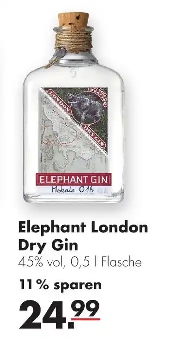 Handelshof Elephant London Dry Gin Angebot