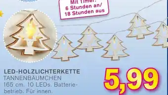 KODi LED Holzlichterkette Angebot