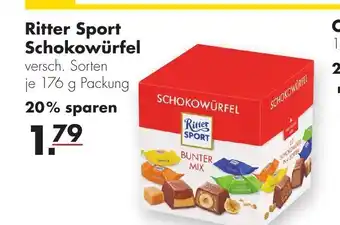 Handelshof Ritter Sport Schokowurfel 176 g Angebot