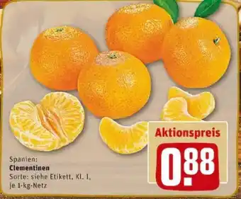 REWE PETZ Clementinen 1kg Angebot