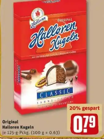 REWE PETZ Original Halloren Kugeln 125g Angebot