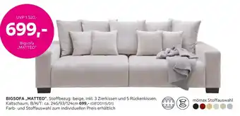 Mömax Bigsofa „matteo“ Angebot
