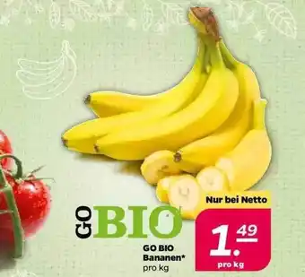 NETTO GO Bio Bananen Angebot