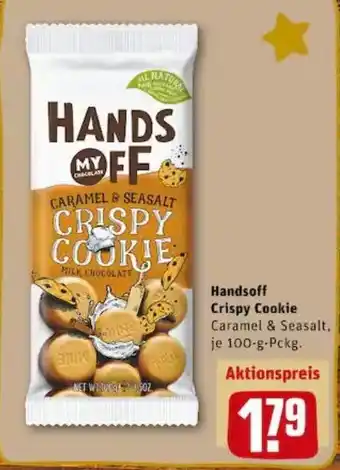 REWE PETZ Handsoff Crispy Cookie 100g Angebot