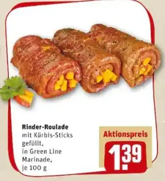 REWE PETZ Rinder Roulade 100g Angebot