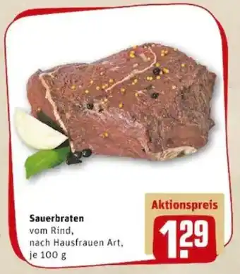 REWE PETZ Sauerbraten 100g Angebot