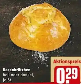 REWE PETZ Rosenbrötchen Angebot