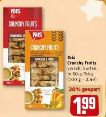 REWE PETZ Ibis Crunchy Fruits 80g Angebot