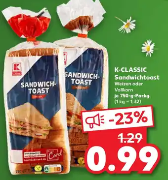 Kaufland K-CLASSIC Sandwichtoast Angebot