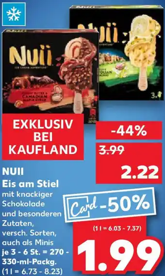 Kaufland NUII Eis am Stiel Angebot