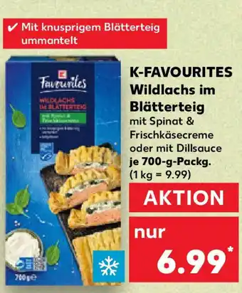 Kaufland K-FAVOURITES Wildlachs im Blätterteig Angebot