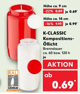 Kaufland K-CLASSIC Kompositions- Öllicht Angebot