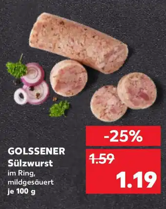 Kaufland GOLSSENER Sülzwurst Angebot