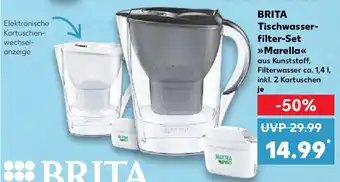Kaufland BRITA Tischwasser- filter-Set Marella Angebot