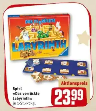 REWE PETZ Spiel Das verrückte Labyrinth Angebot