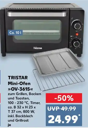 Kaufland TRISTAR Mini-Ofen OV-3615 Angebot