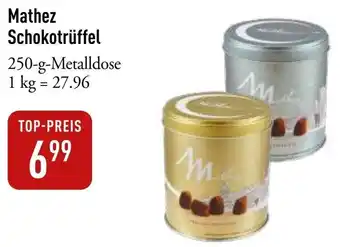 Galeria Markthalle Mathez Schokotrüffel Angebot