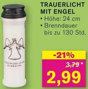 KODi Trauerlicht mit engel Angebot