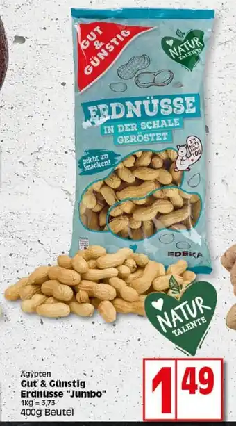 Elli Markt Agypten Gut & Günstig Erdnusse "Jumbo" 400g Angebot