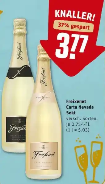 REWE PETZ Freixenet Carta Nevada Sekt 0,75L Angebot