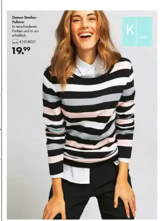 Galeria Damen-Streifen-Pullover Angebot