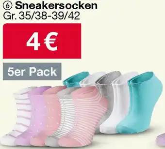 Woolworth Sneakersocken Angebot