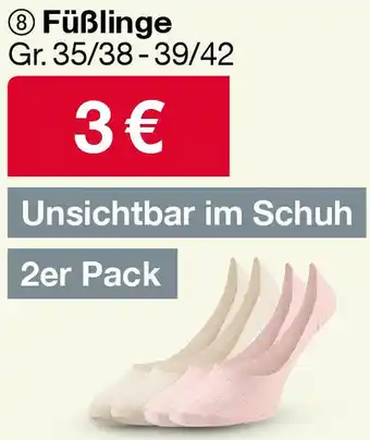 Woolworth Füßlinge Angebot