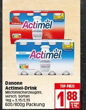 Elli Markt Danone Actimel-Drink 600/800g Angebot