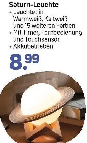 Rossmann Saturn-Leuchte Angebot
