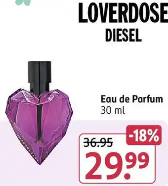 Rossmann LOVERDOSE DIESEL Eau de Parfum Angebot