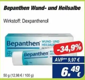 Easy Apotheke Bepanthen Wund und Heilsalbe 50g Angebot