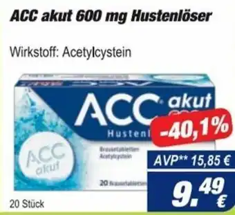 Easy Apotheke ACC akut 600 mg Hustenlöser Angebot