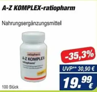 Easy Apotheke A-Z Komplex ratiopharm Angebot