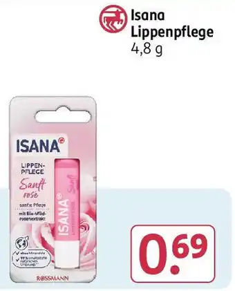 Rossmann Isana Lippenpflege Angebot