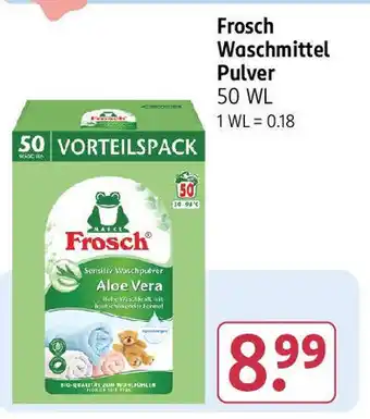 Rossmann Frosch Waschmittel Pulver Angebot