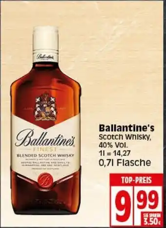 Elli Markt Ballantine's Scotch Whisky 0,7l Angebot