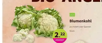 Biomarkt Blumenkohl Angebot