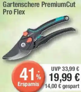 E-Center GARDENA Gartenschere PremiumCut Pro Flex Angebot