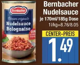 E-Center Bernbacher Nudelsauce Angebot