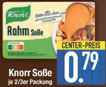 E-Center Knorr Soße Angebot