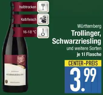 E-Center Württemberg Trollinger, Schwarzriesling Angebot