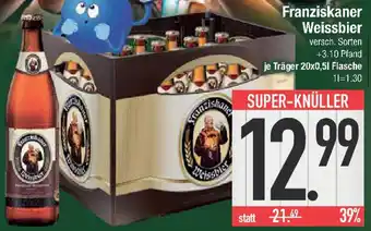 E-Center Franziskaner Weissbier Angebot