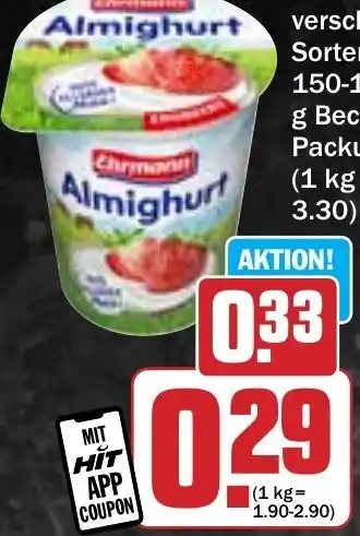 Hit Ehrmann Almighurt Angebot