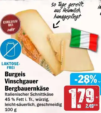 HIT Burgeis Vinschgauer Bergbauernkäse Angebot