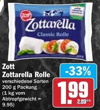 Hit Zott Zottarella Rolle Angebot