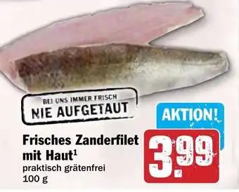 Hit Frisches Zanderfilet mit Haut Angebot